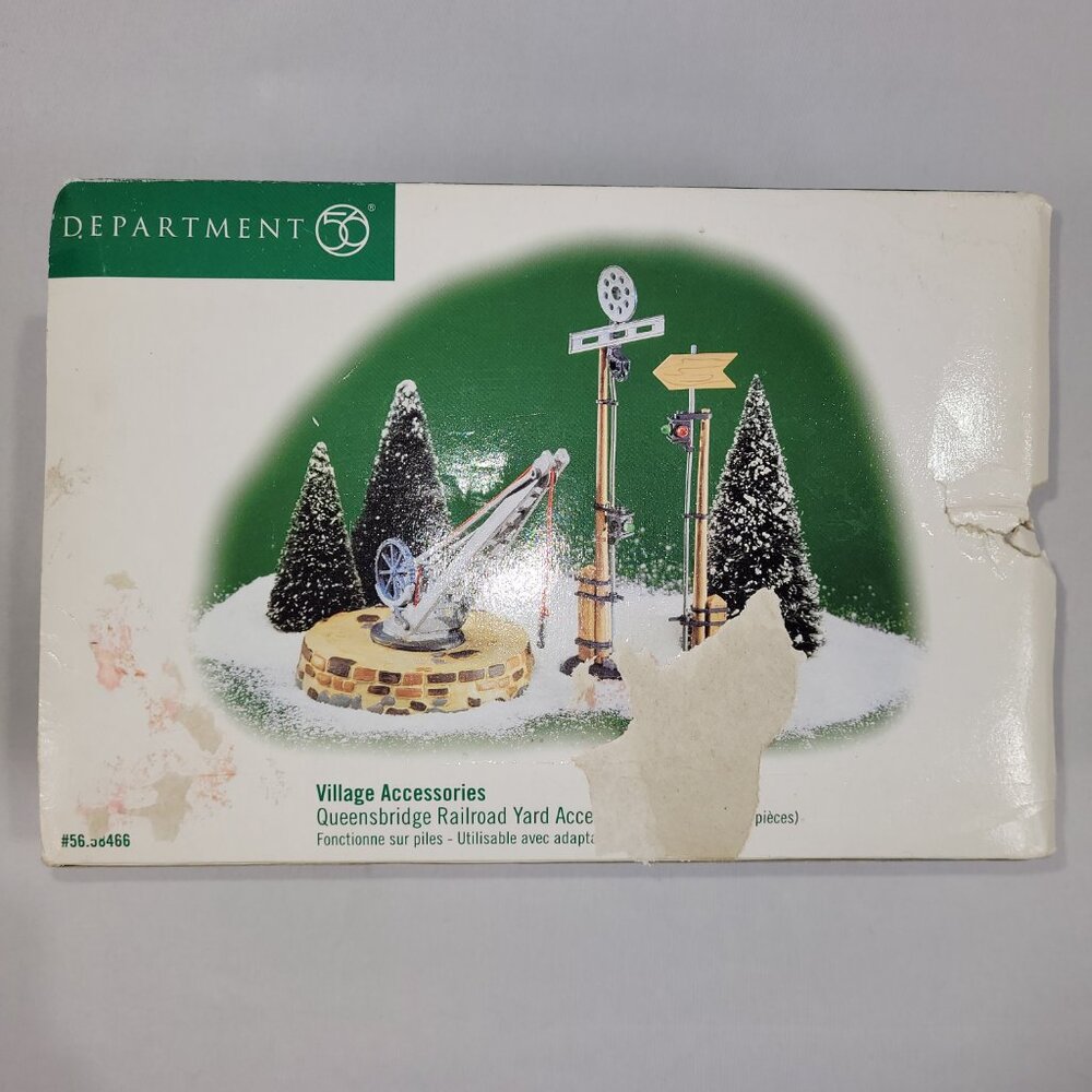 Department 56 Queensbridge Railroad Yard Accessories WORKS